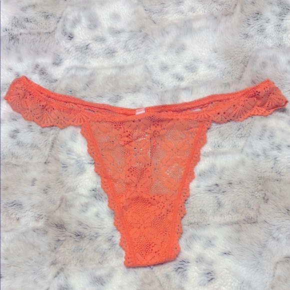Victoria's Secret Other - Victoria's Secret Lace Thong Peach